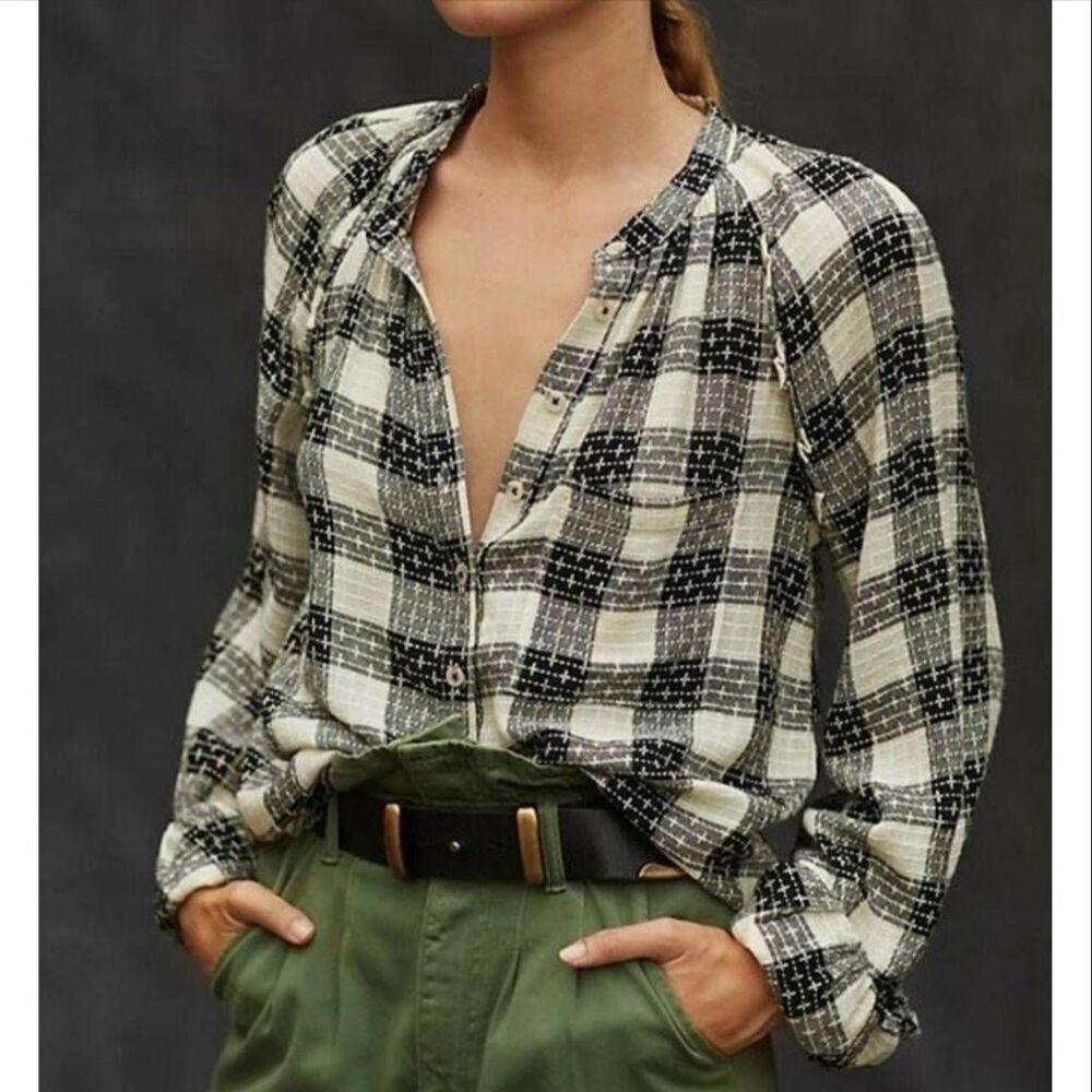 Pilcro Breezy Button Down Shirt